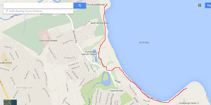 map of race for life scarborough 2015 route