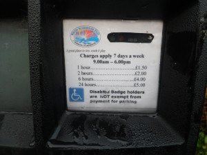 Scarborough car parking charges
