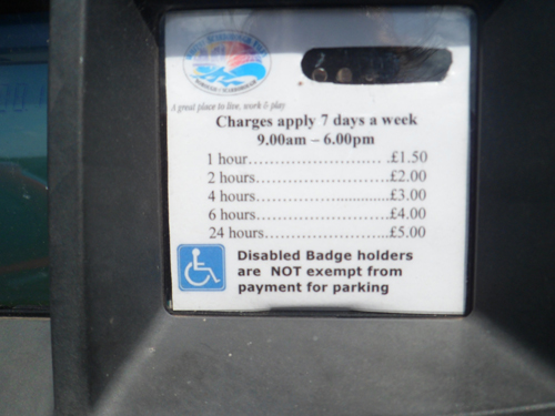 Scarborough Car Parking Charges Town Centre North South